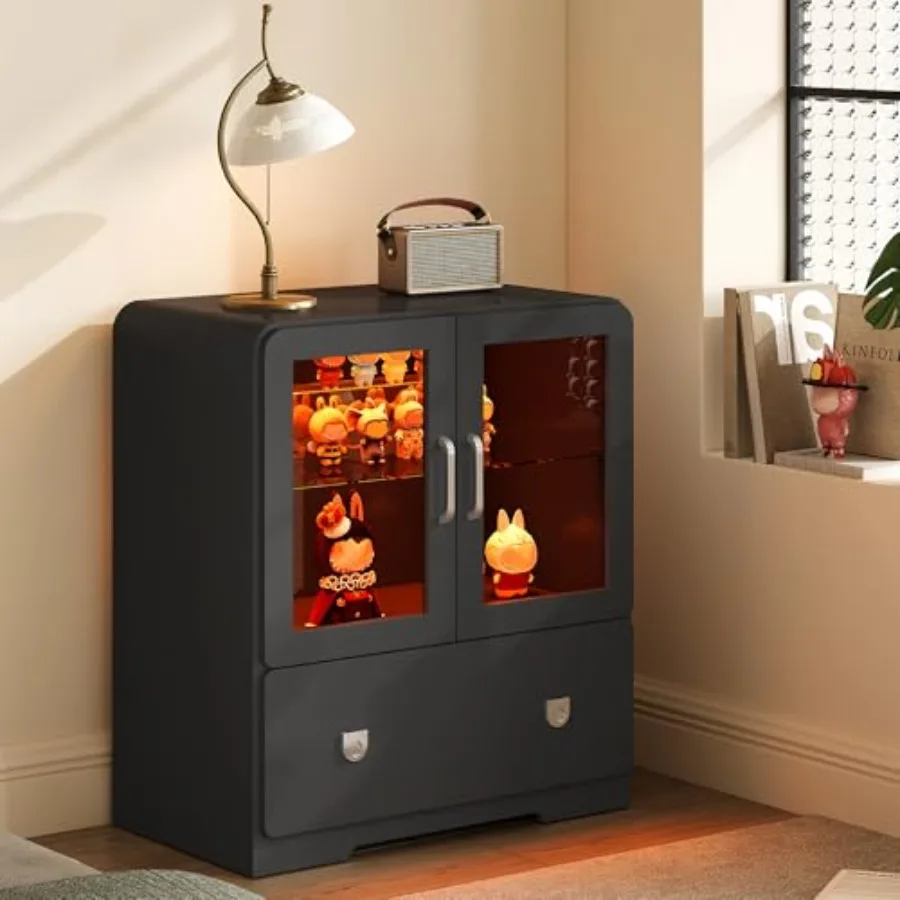 Storage & Organization - Vitrine für das Wohnzimmer mit Acrylfronten,