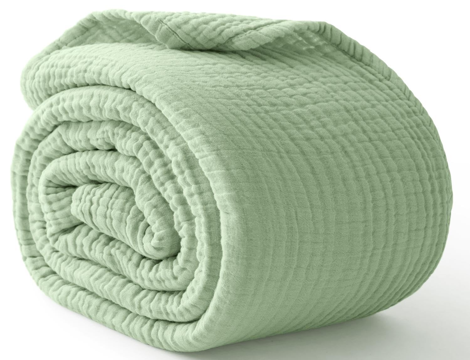 Muslin Cotton Bedspread - Decke aus 100 % Baumwolle für