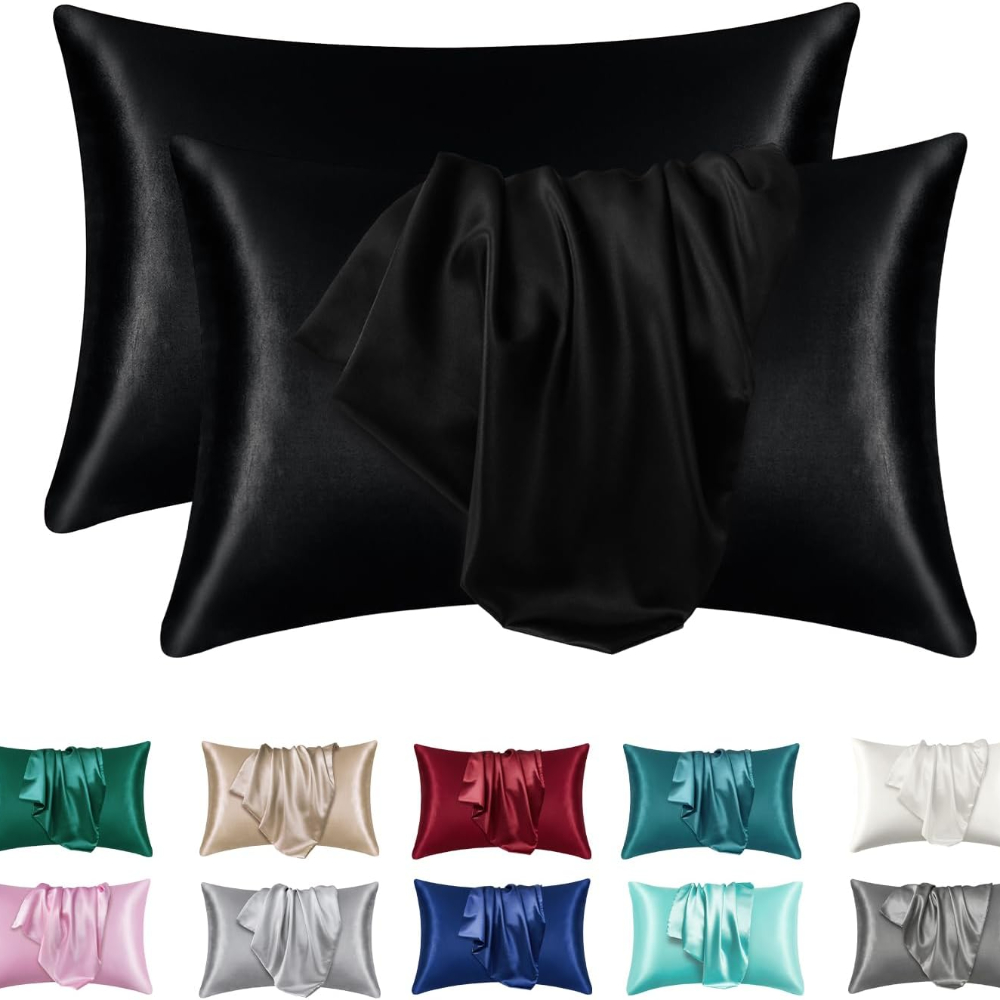 Satin Silk Pillowcase Hair Skin - 1/2 Stück Satin-Seidenkissenbezug für Haar und