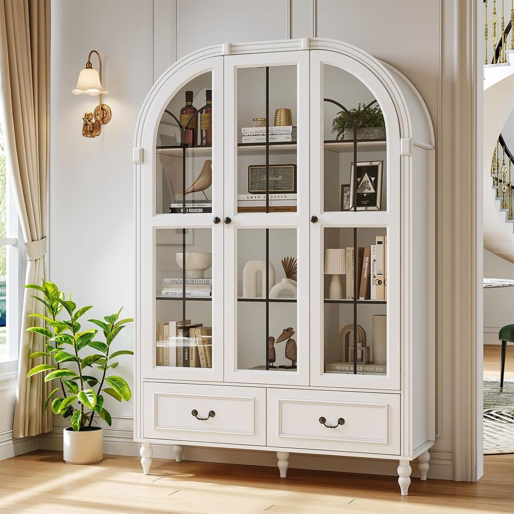 Kitchen - 70,8 Zoll hoher, gewölbter Küchenschrank, großer