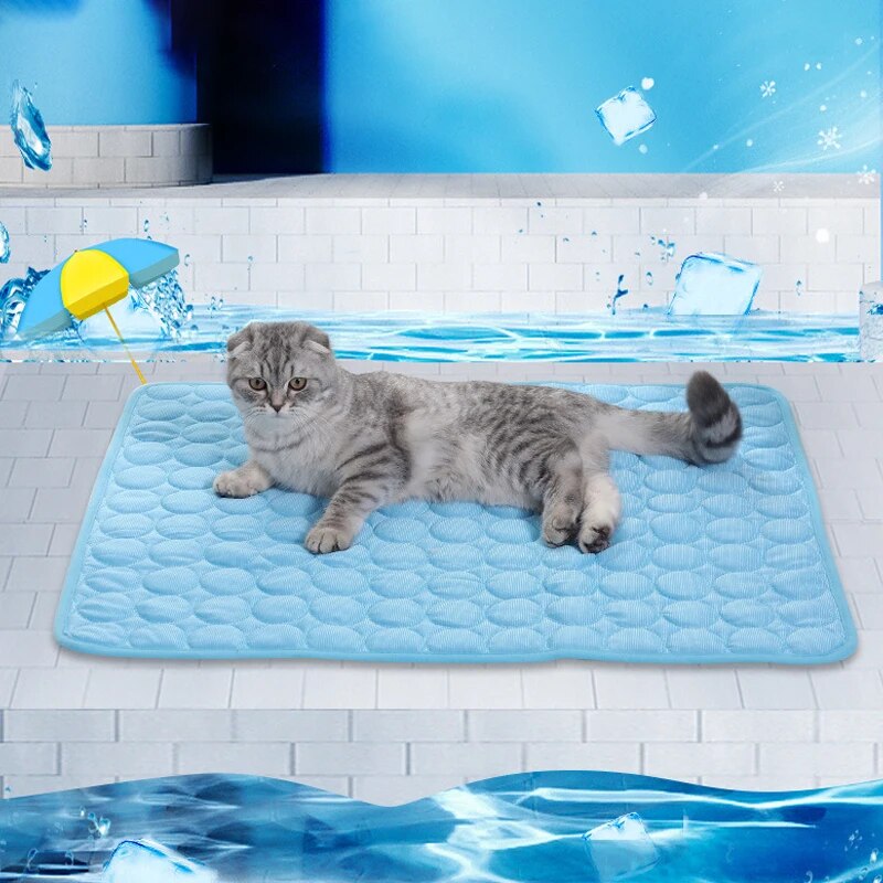 Cooling Blanket Hot Sleepers - Haustier-Eismatten, Sommer, Katze, Hund, Sofa, Nest,