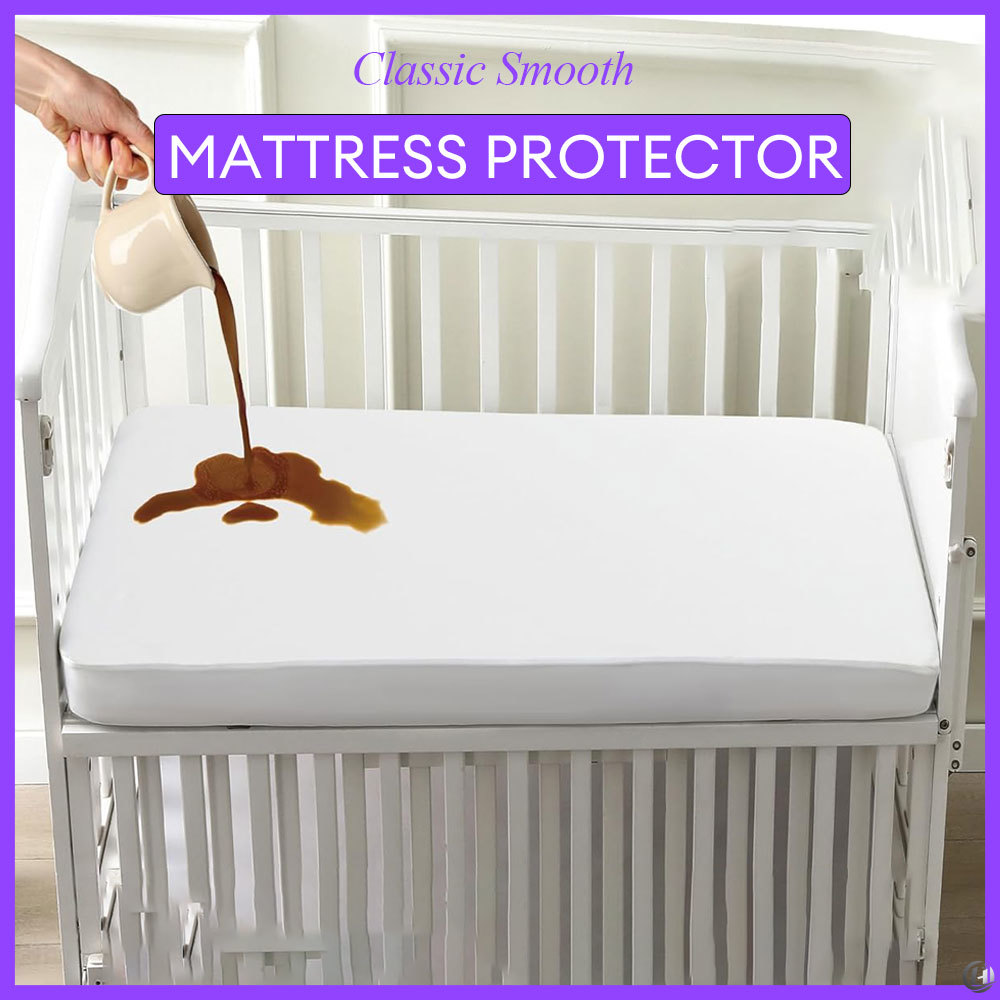 Waterproof Mattress Protector Breathable - 1 Stück Kinderbett-Matratzenschutz, glatter, wasserdichter Matratzenbezug,