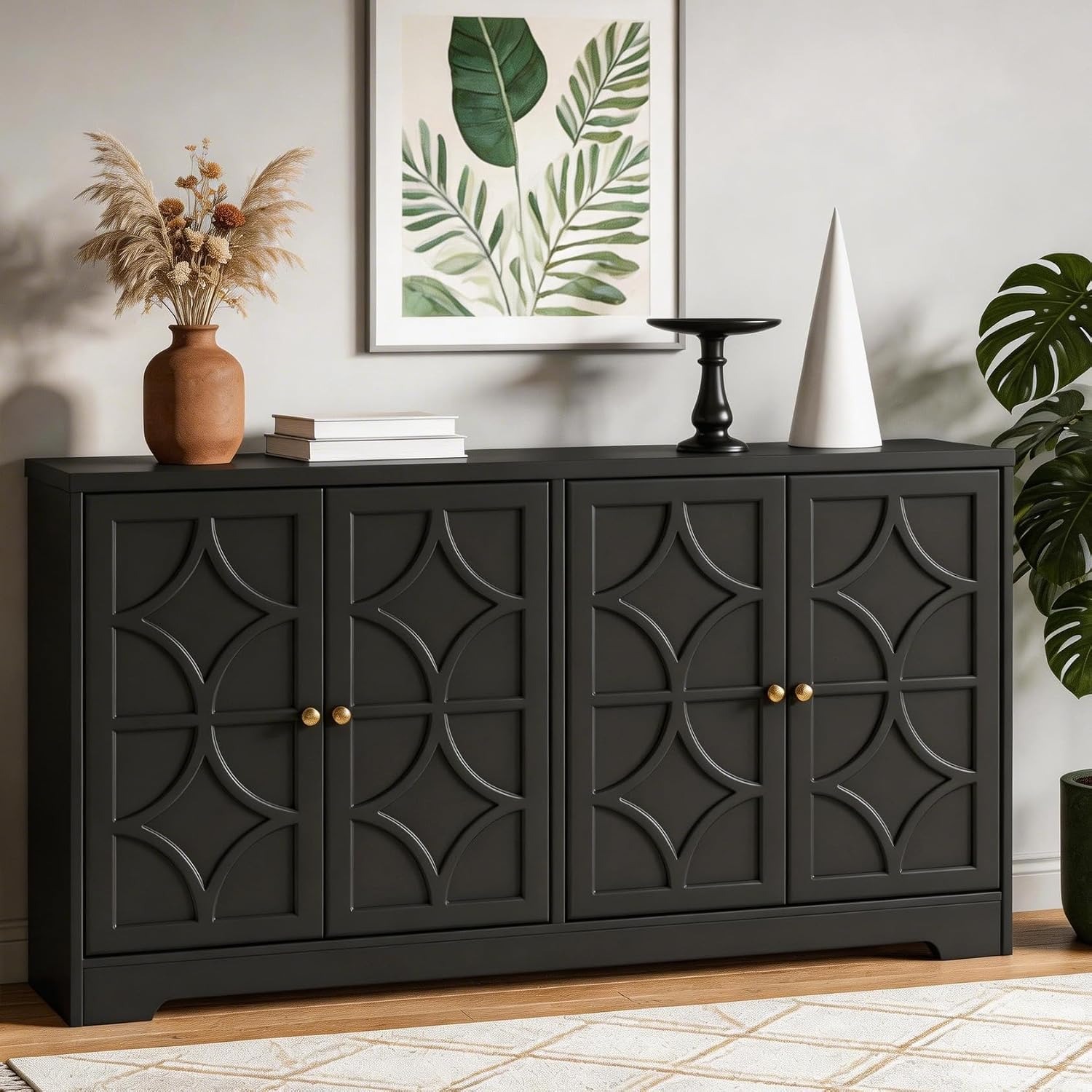 Kitchen - Sideboard-Buffetschrank mit Stauraum, 56
