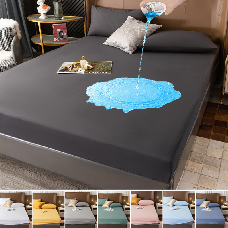 Waterproof Mattress Protector Breathable - 100 % wasserdichte Matratzenbezüge, verstellbare Bettwäsche