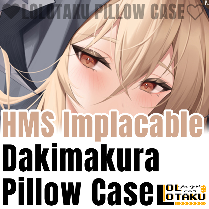 Bedding - HMS Implacable Dakimakura Azur Lane Kissenbezug
