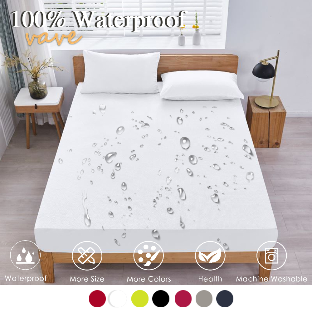 Waterproof Mattress Protector Breathable - 100 % wasserdichtes Spannbettlaken mit elastischem