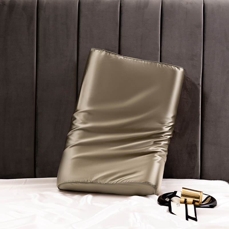 Satin Silk Pillowcase Hair Skin - Satin-Seiden-Kissenbezug für Memory-Schaum und Latex-Kissen, solider