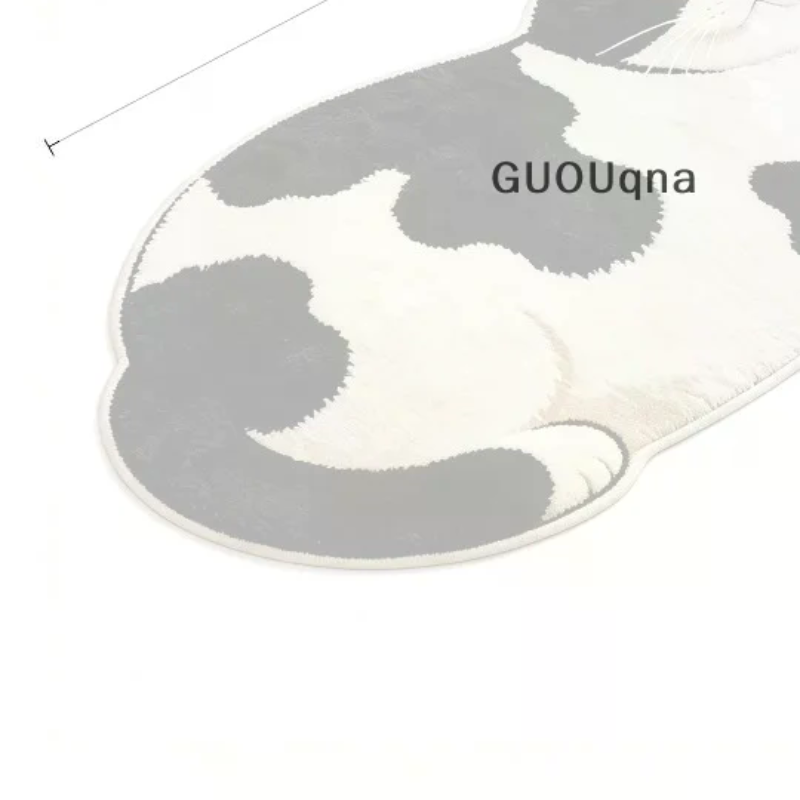 Quick Dry Diatomite Bath Mat - Katzenförmige Diatomeenerde-Badematte, hohe Saugfähigkeit, rutschfest, schnelltrocknend,
