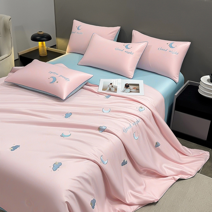 Cooling Blanket Hot Sleepers - Farbbeständige, maschinenwaschbare, dünne Steppdecke, Sommer-Kühldecke, bedruckt,