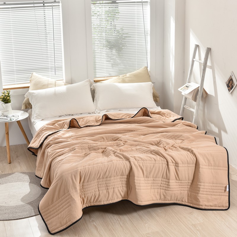 Cooling Blanket Hot Sleepers - Kühlende Sommerdecke Einfarbige Dünne Steppdecke Leichte