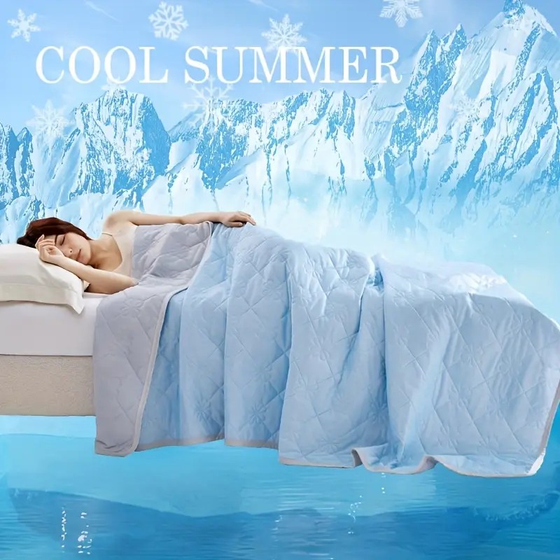 Cooling Blanket Hot Sleepers - 1 Stück Große Kühldecke, beidseitig weich