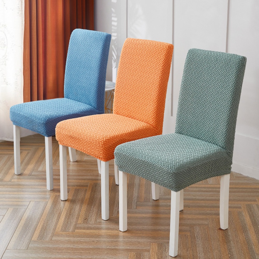 Kitchen - Dicker Jacquard-Esszimmerstuhlbezug, elastischer Stretch-Überzug, abnehmbarer, waschbarer