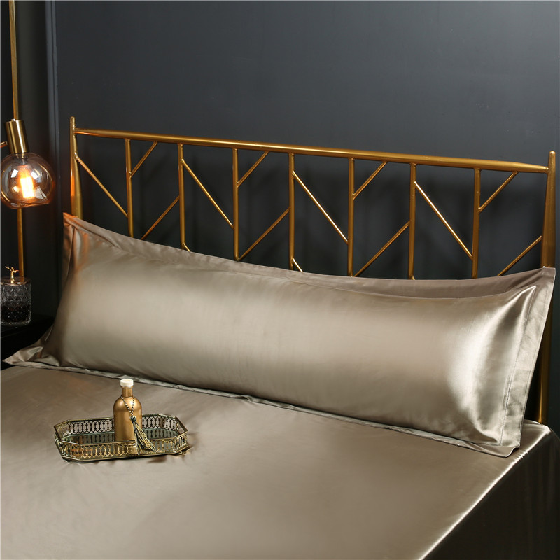 Satin Silk Pillowcase Hair Skin - 48x150cm Kunstseide Satin Kissenbezug Rechteckig Doppelgröße