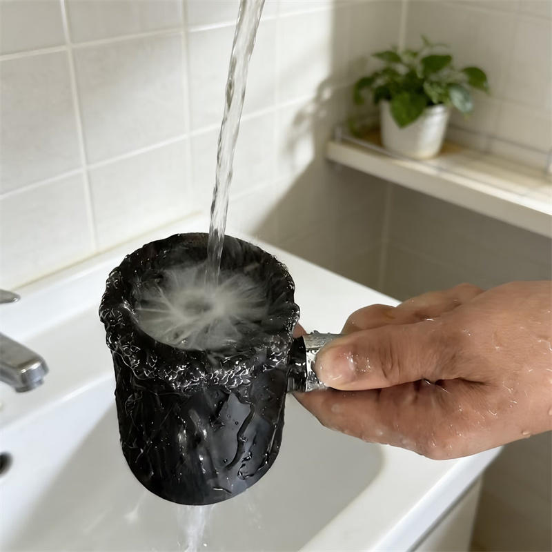 High Pressure Shower Head Handheld - Handbrause für Männer mit Hochdruck-Spiraldüse, Spül-
