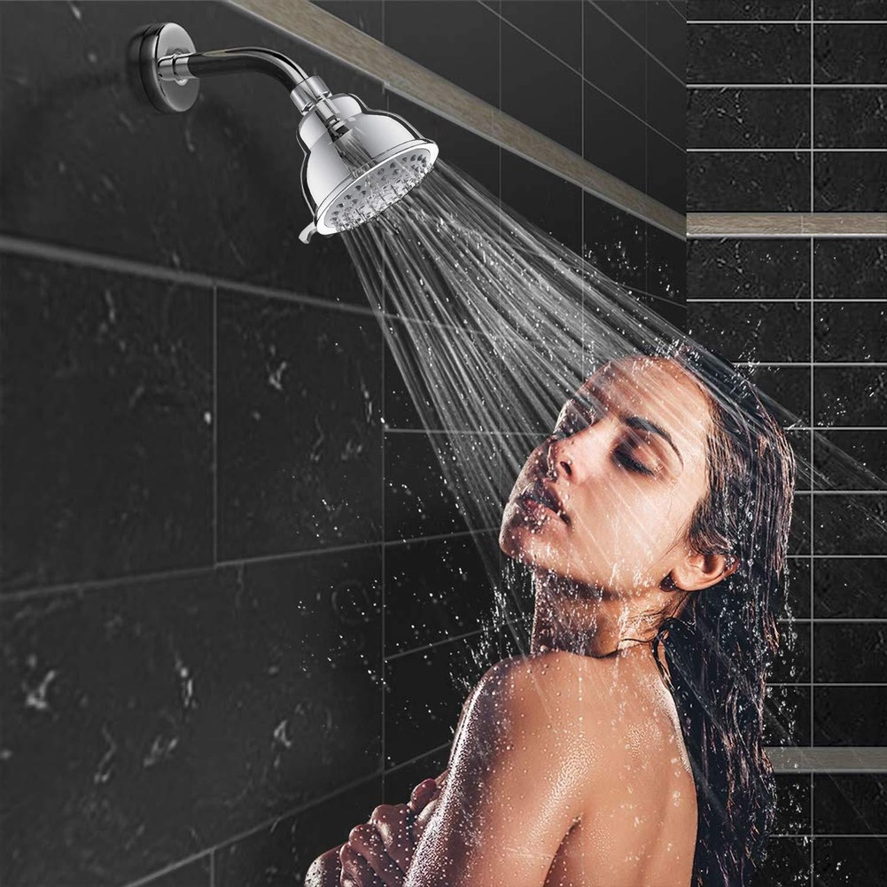 High Pressure Shower Head Handheld - Hochdruck-Handbrause mit 5 einstellbaren Geschwindigkeiten, wassersparend,