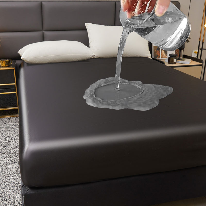 Fitted Bed Sheets Deep Pocket - Premium 100 % wasserdichter Matratzenschoner, atmungsaktiver
