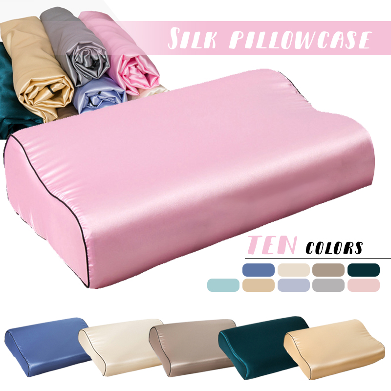 Satin Silk Pillowcase Hair Skin - Kissenbezug aus Seidensatin-Lateximitat für Haare und