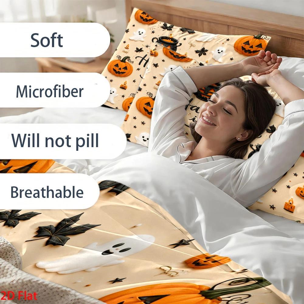 Duvet Cover Sets With Zipper - Weiches Bettbezug-Set, 1 Bettbezug + 2