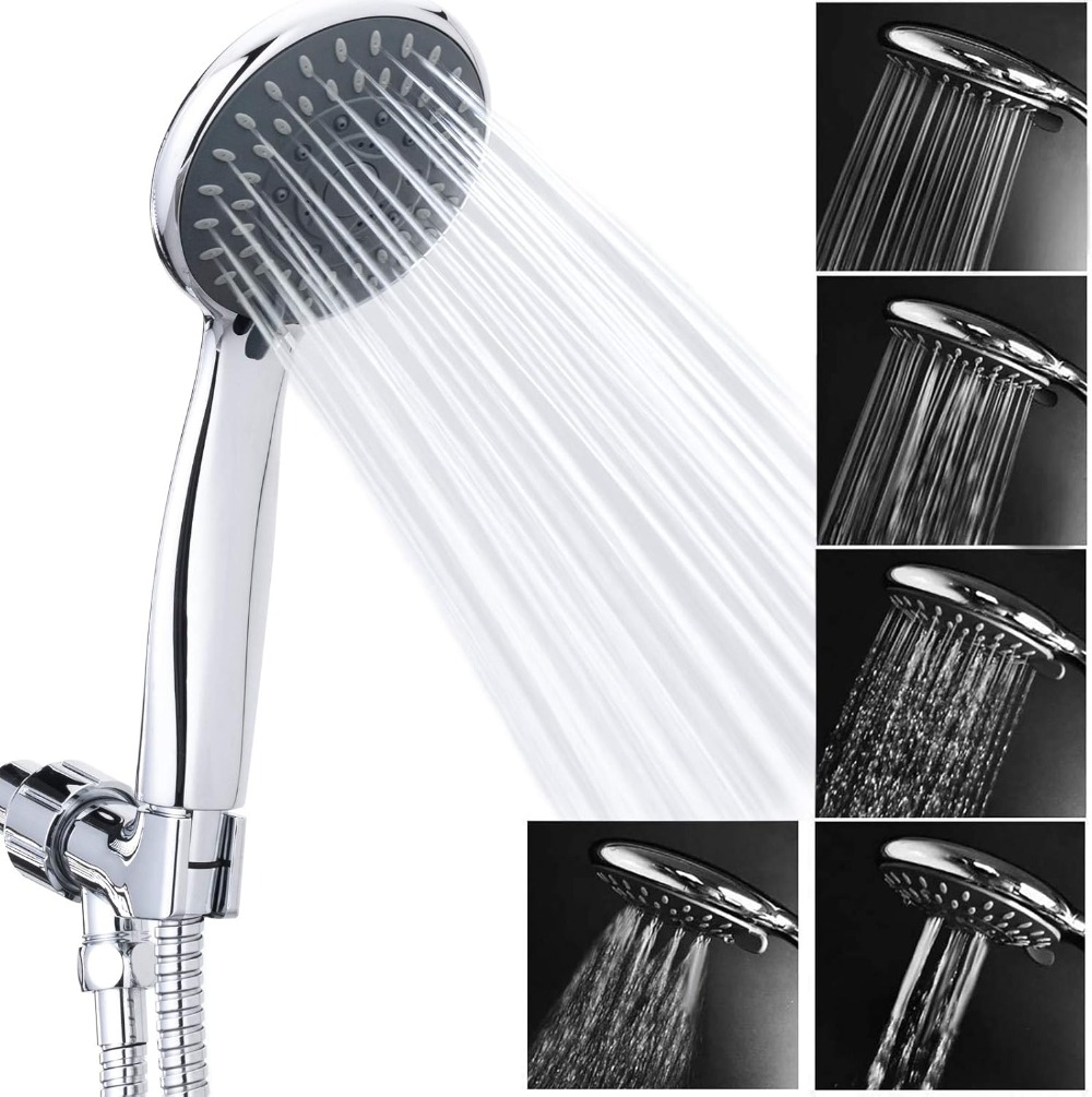 5-Stufen Hochdruck-Handbrause  – High Pressure Shower Head Handheld Bewertung und Preis