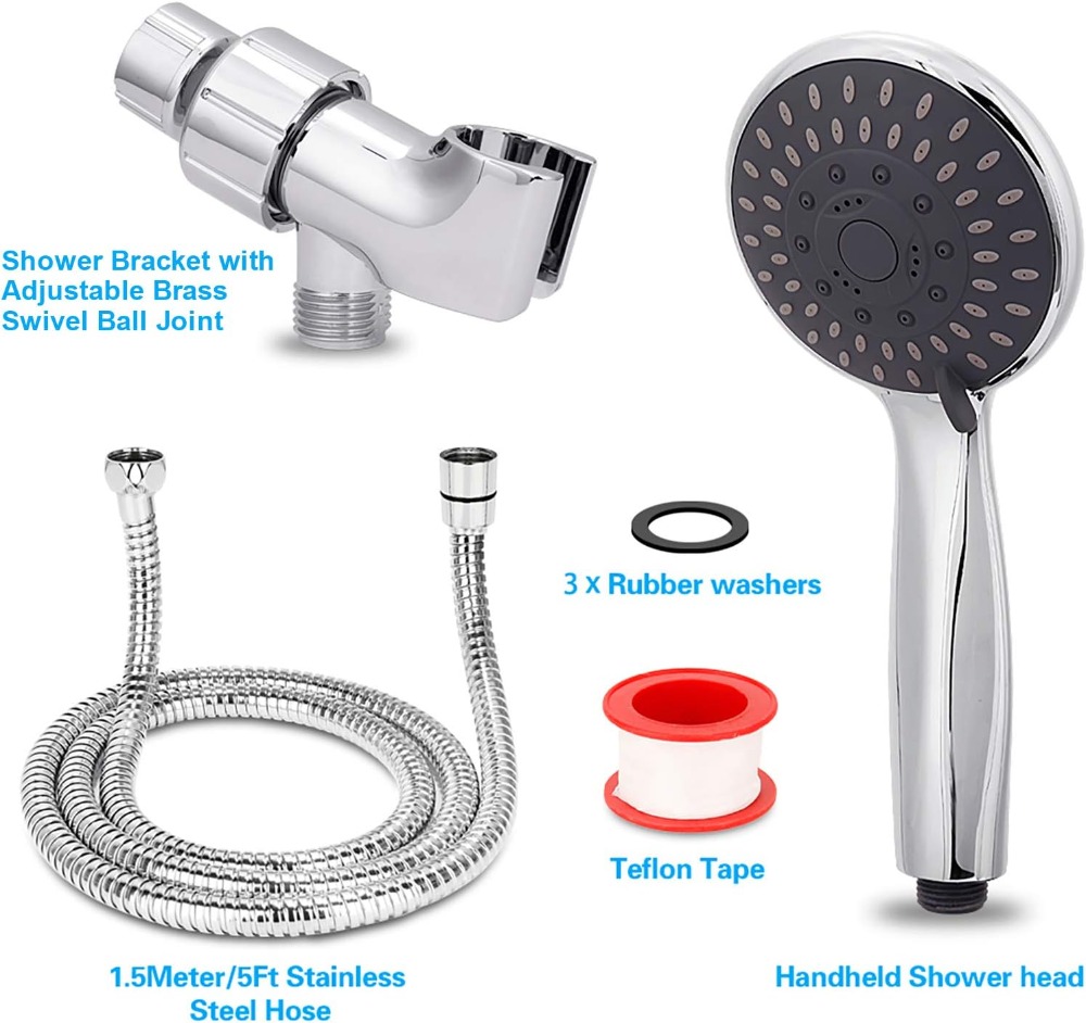 5-Stufen Hochdruck-Handbrause  – High Pressure Shower Head Handheld Bewertung und Preis