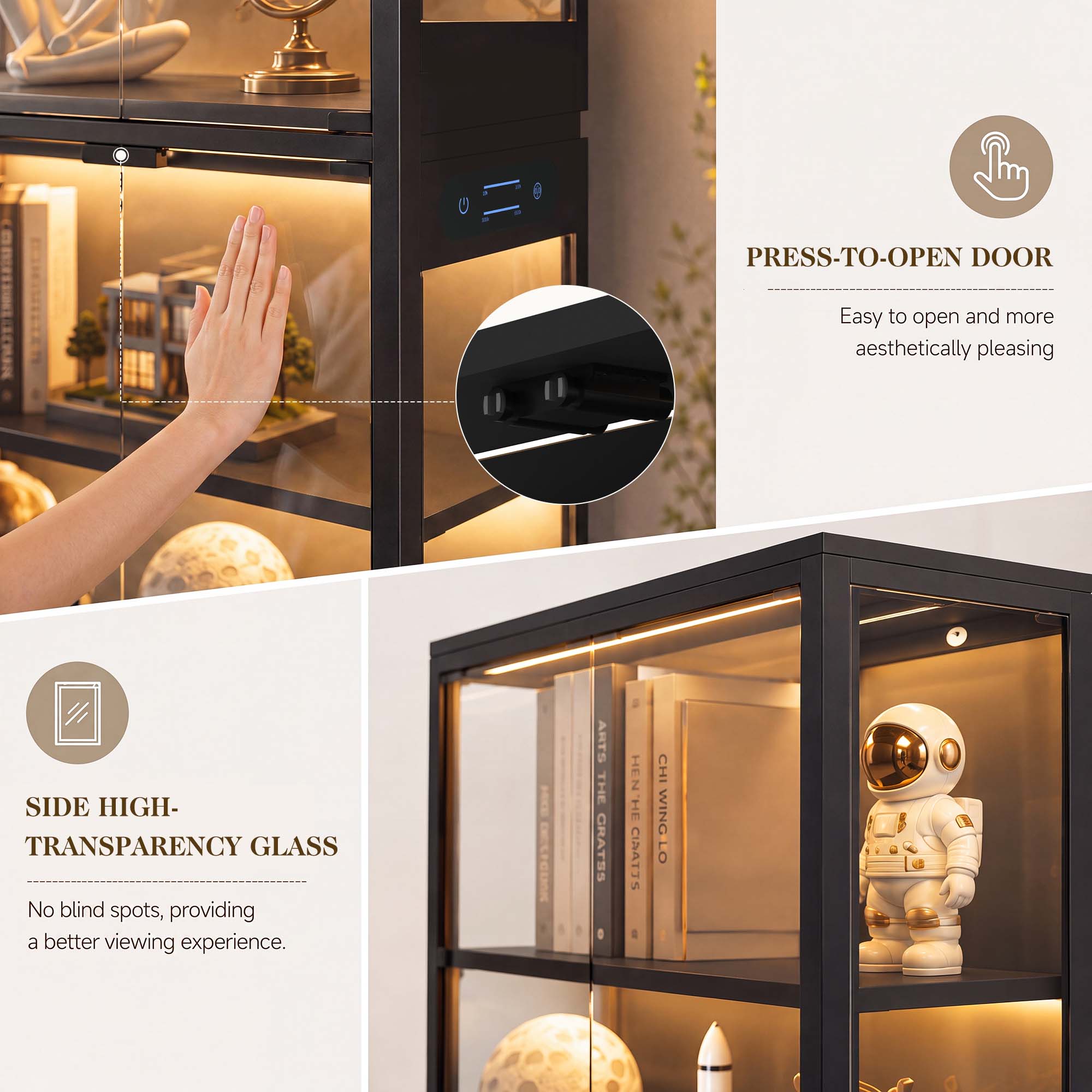 TCGBKAF 5-stufiger Vitrinensch – Storage & Organization Bewertung und Preis