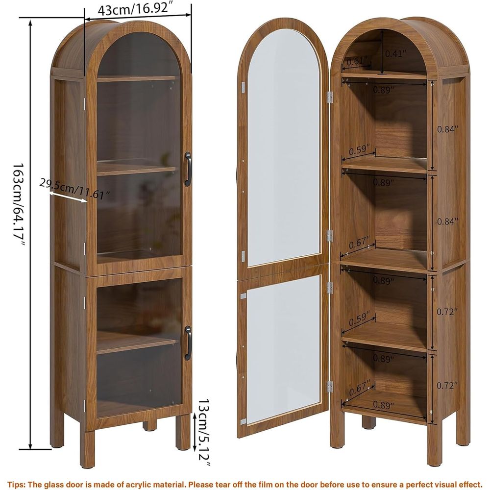 64,17 Zoll hoher gewölbter Vit – Storage & Organization Bewertung und Preis
