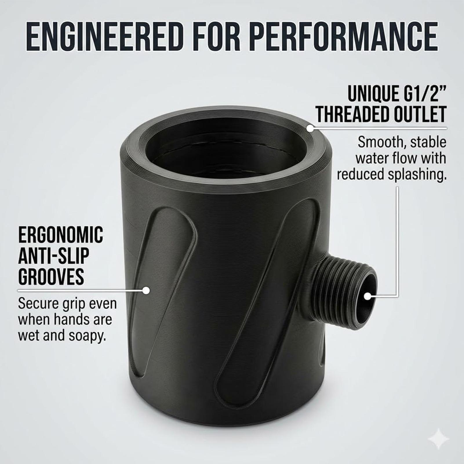 Reinigungs-Duschkopf mit grobe – High Pressure Shower Head Handheld Bewertung und Preis