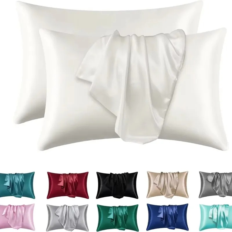 1/2 Stück Satin-Seidenkissenbe – Satin Silk Pillowcase Hair Skin Bewertung und Preis