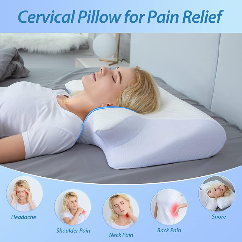 Neues Memory-Schaum Nackenkiss – Anti Snore Contour Pillow Bewertung und Preis