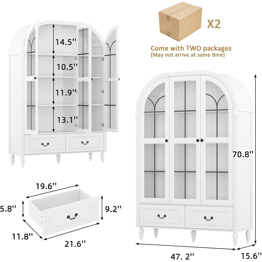 70,8 Zoll hoher, gewölbter Küc – Kitchen Bewertung und Preis