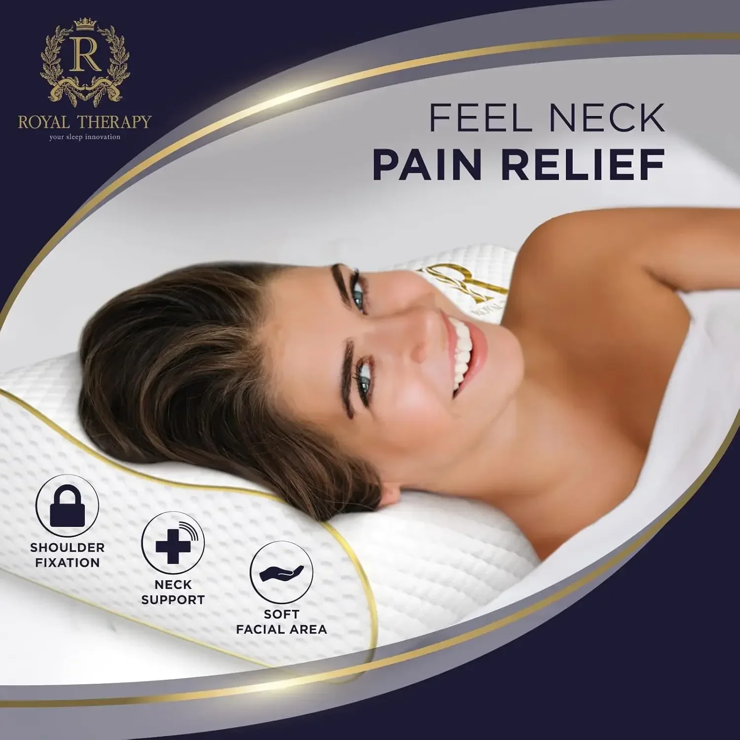 2er-Pack Queen-Memory-Schaum-K – Memory Foam Orthopedic Pillow Neck Pain Bewertung und Preis