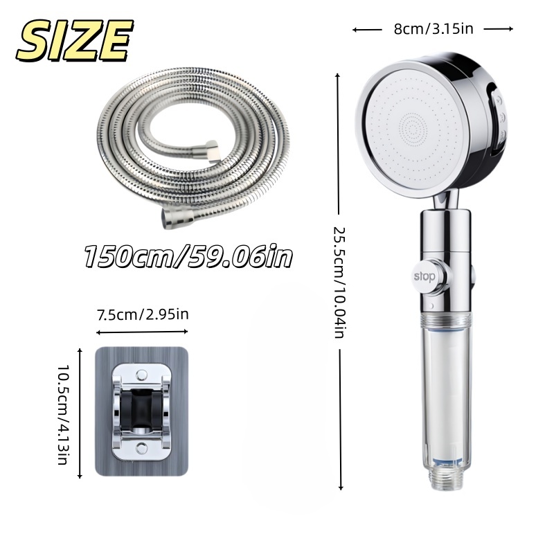 Sichtbares Filterfenster Hochd – High Pressure Shower Head Handheld Bewertung und Preis