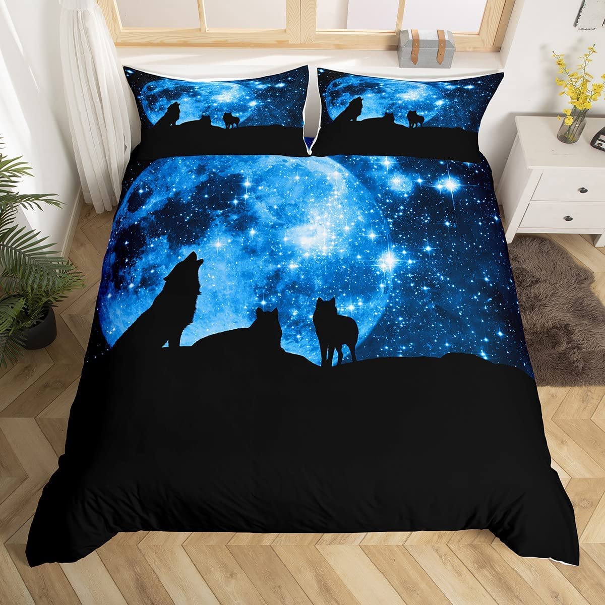 Galaxy Bettbezug-set für Teen  – Duvet Cover Sets With Zipper Bewertung und Preis