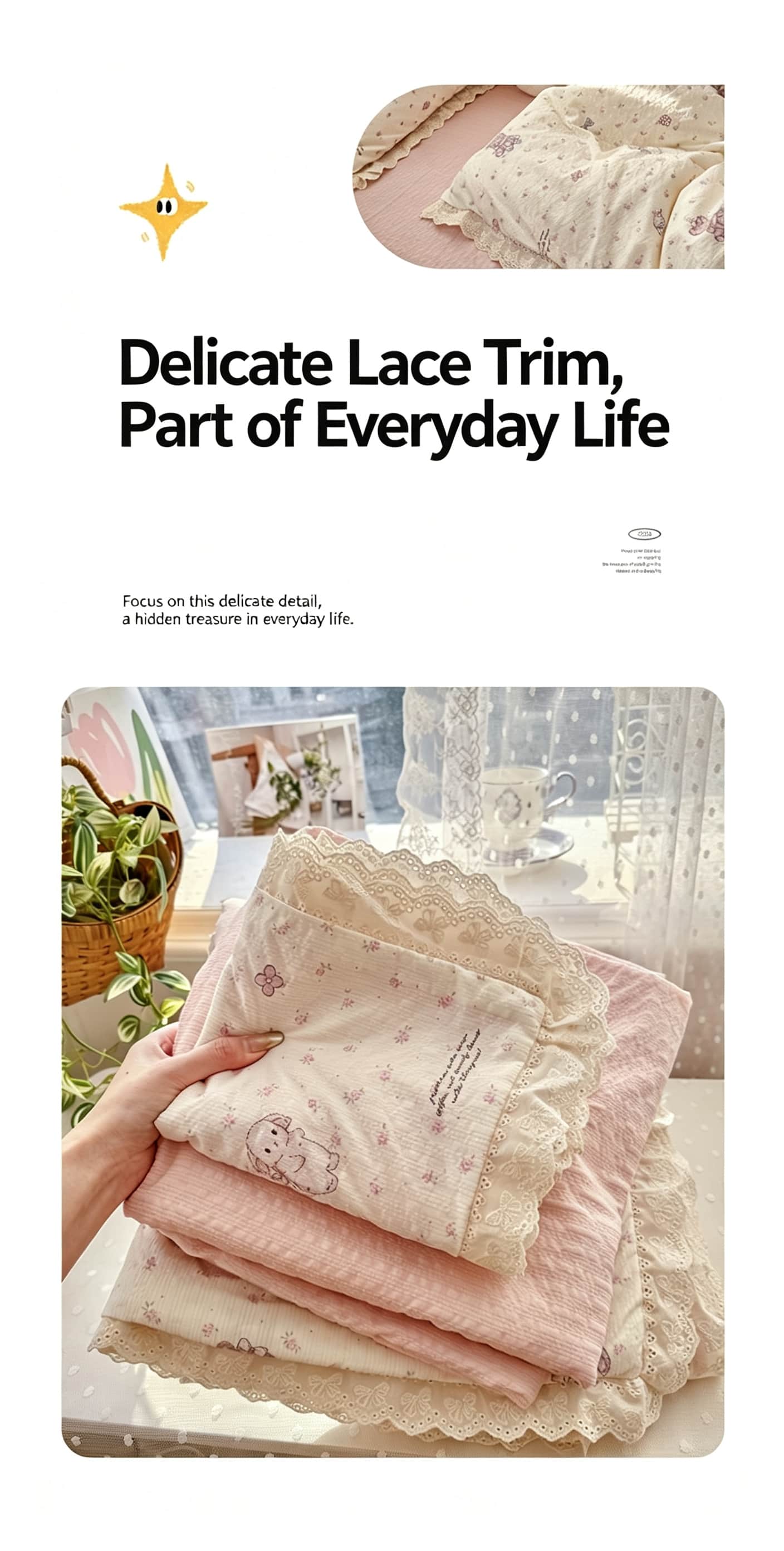 Bettwäsche-Sets mit Rüschen un – Aesthetic Floral Duvet Cover Bewertung und Preis