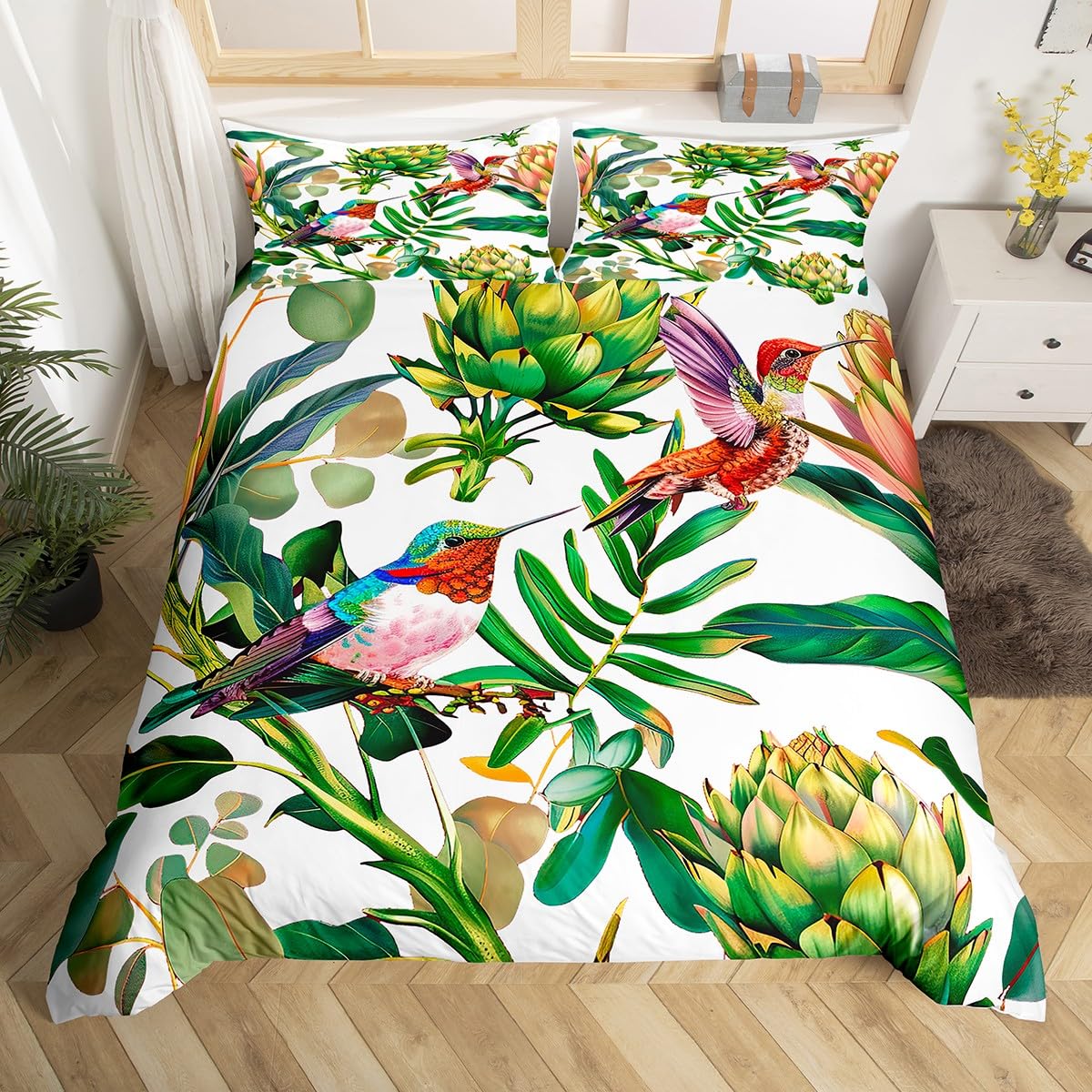 Kolibri Bettwäsche Set Luxus F – Aesthetic Floral Duvet Cover Bewertung und Preis