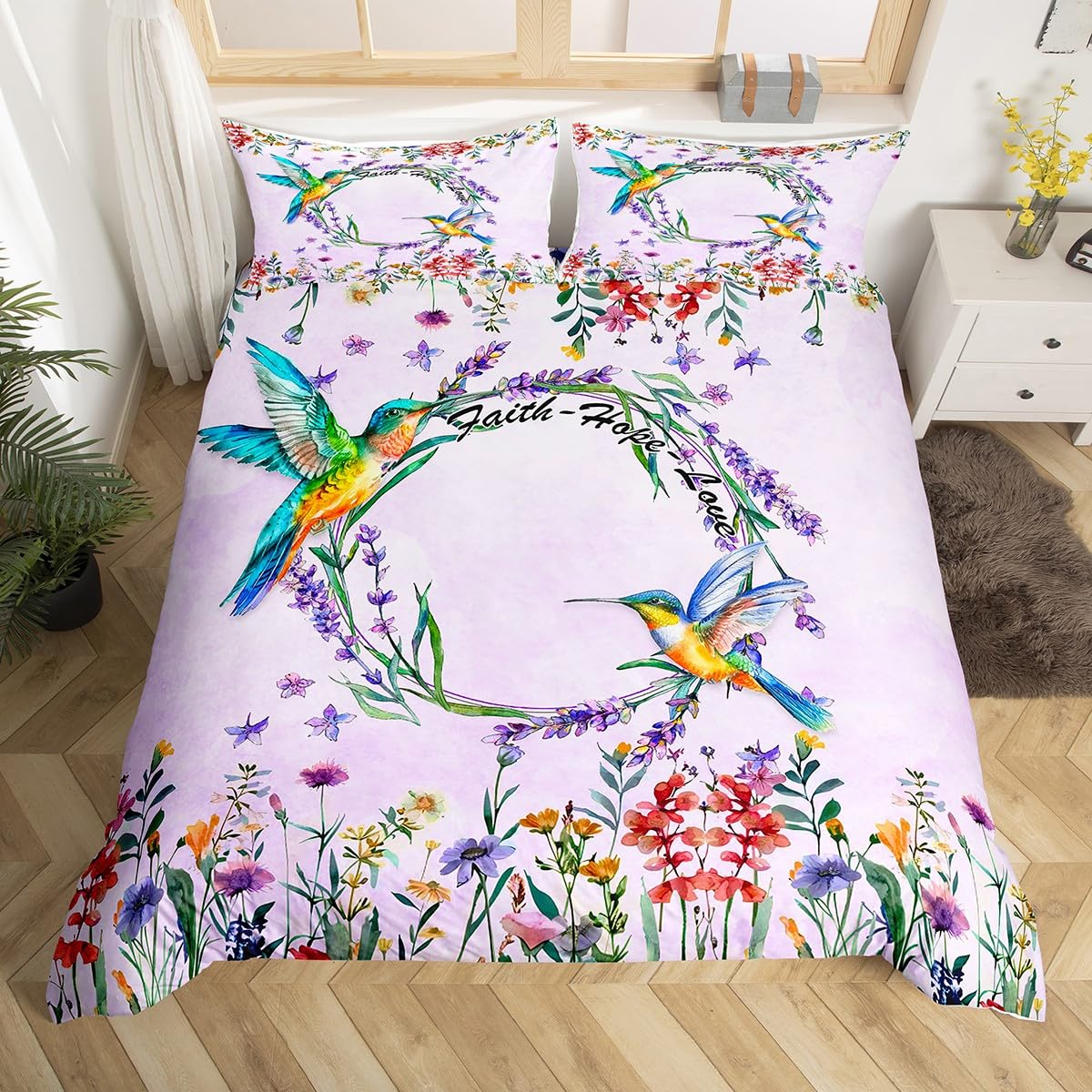 Kolibri Bettwäsche Set Luxus F – Aesthetic Floral Duvet Cover Bewertung und Preis