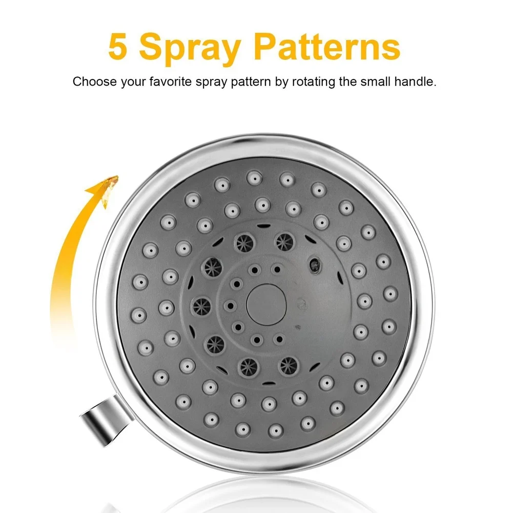 Hochdruck-Handbrause mit 5 ein – High Pressure Shower Head Handheld Bewertung und Preis
