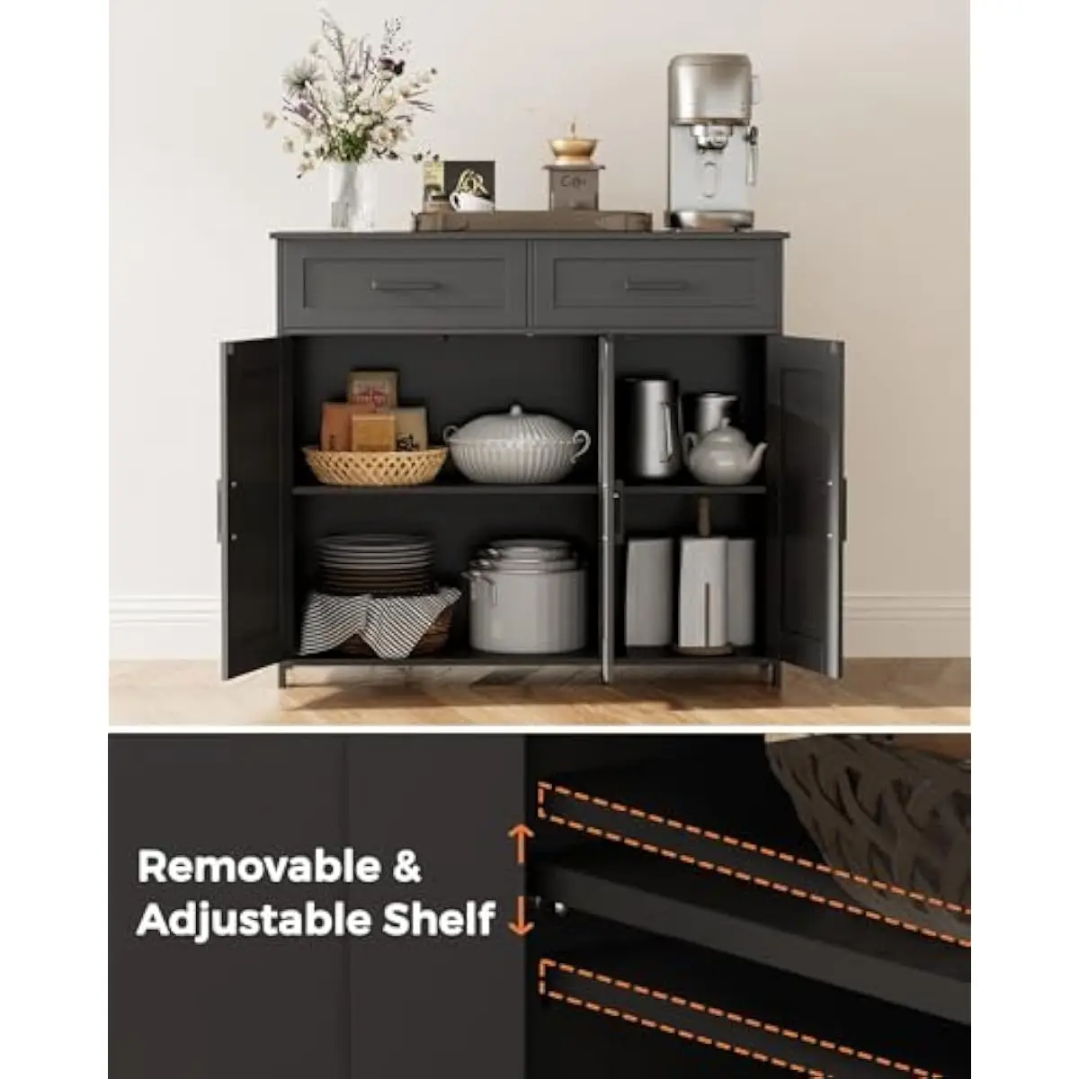 Kaffeebar-Aufbewahrungsschrank – Storage & Organization Bewertung und Preis