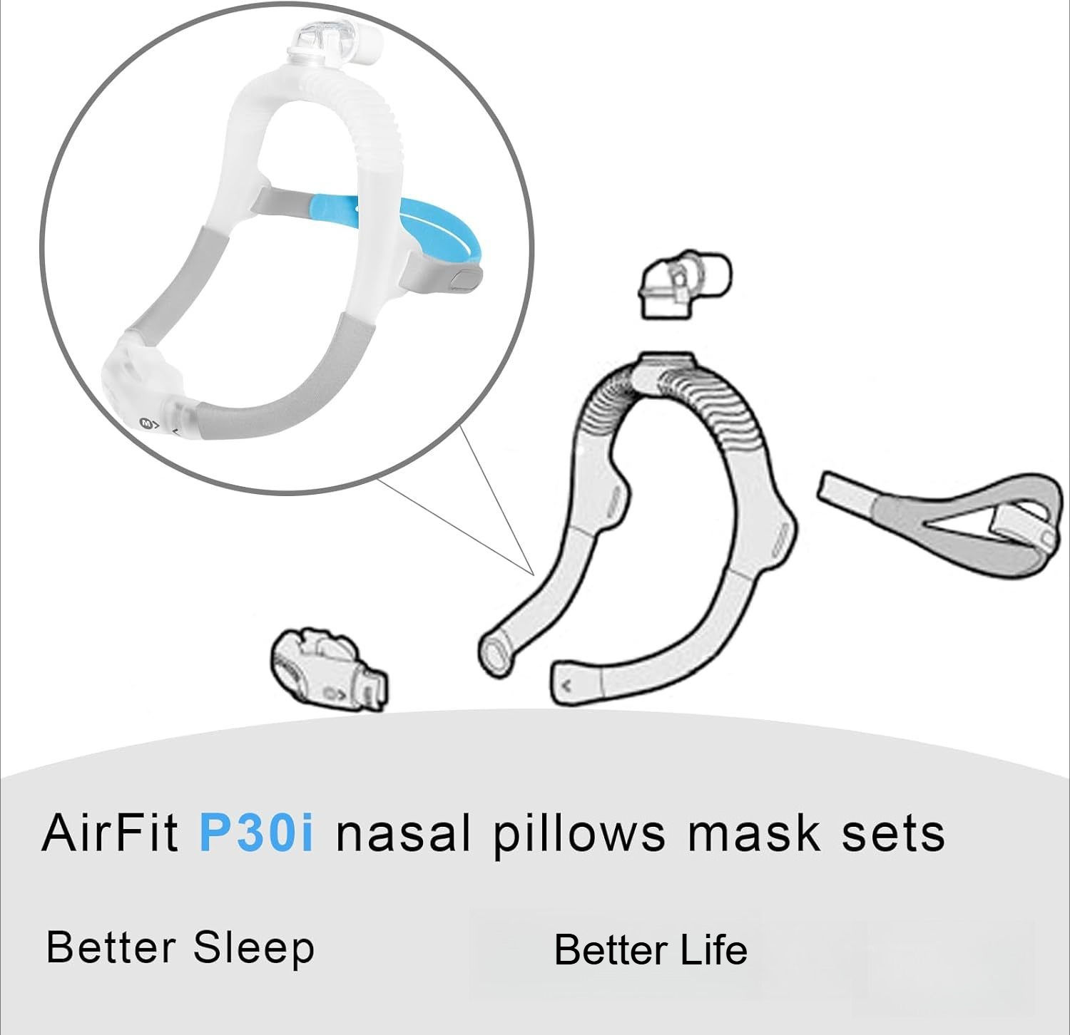 CPAP Nasenpolstermaske FitAirF – Anti Snore Contour Pillow Bewertung und Preis