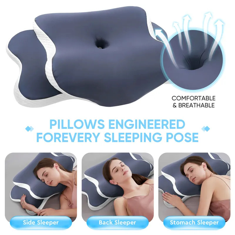 Memory-Schaum-Kissen, Nackenki – Memory Foam Orthopedic Pillow Neck Pain Bewertung und Preis