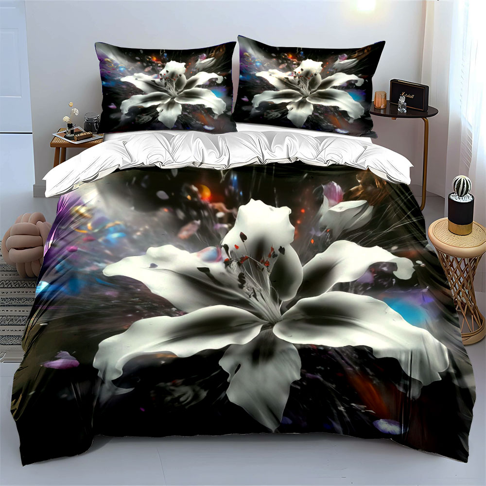 Abstraktes Bettwäsche-Set mit  – Aesthetic Floral Duvet Cover Bewertung und Preis