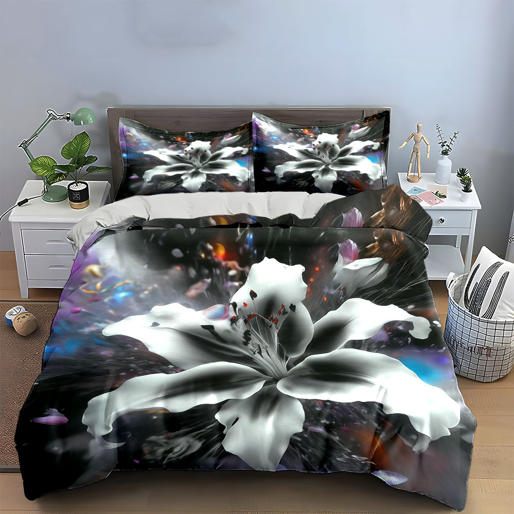 Abstraktes Bettwäsche-Set mit  – Aesthetic Floral Duvet Cover Bewertung und Preis