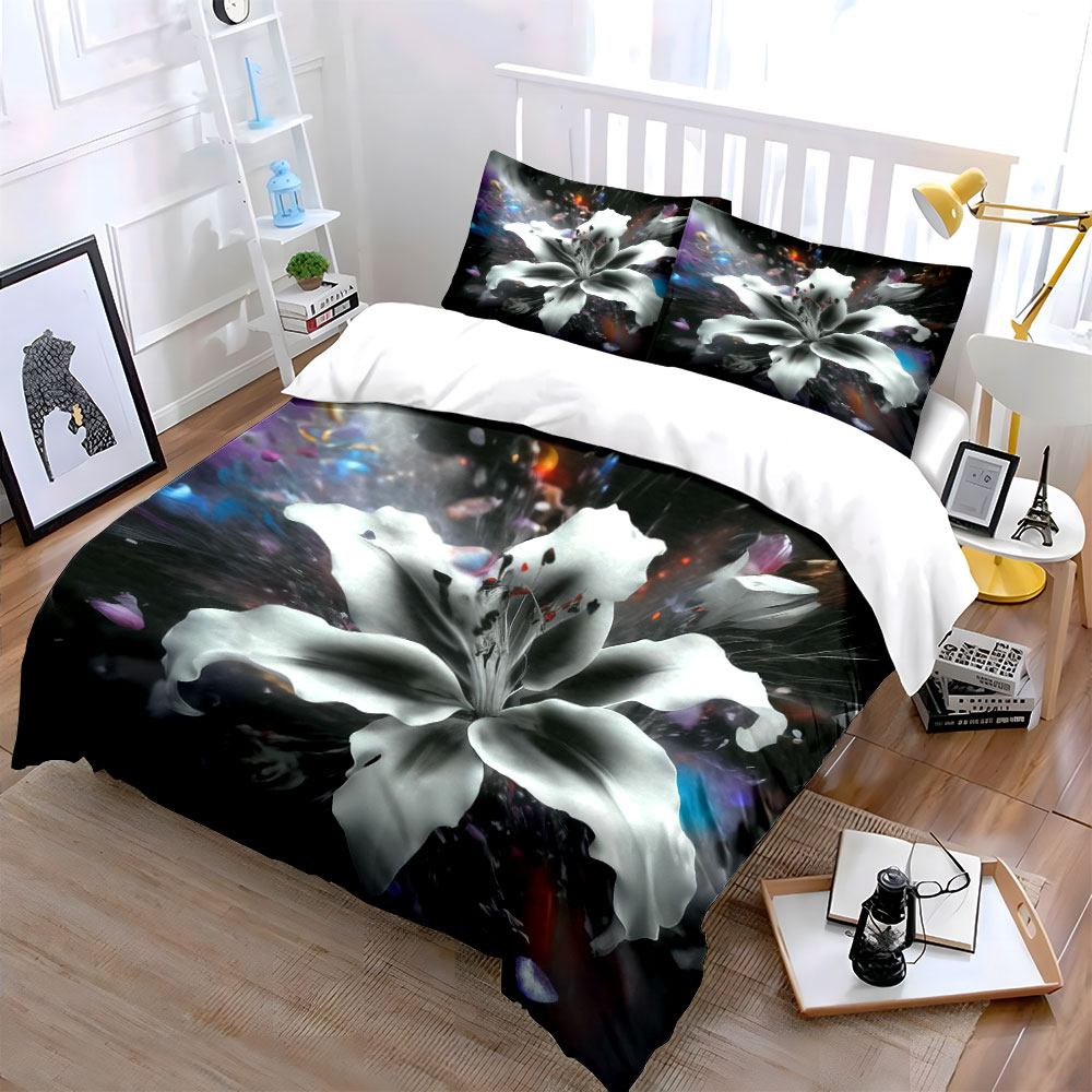 Abstraktes Bettwäsche-Set mit  – Aesthetic Floral Duvet Cover Bewertung und Preis