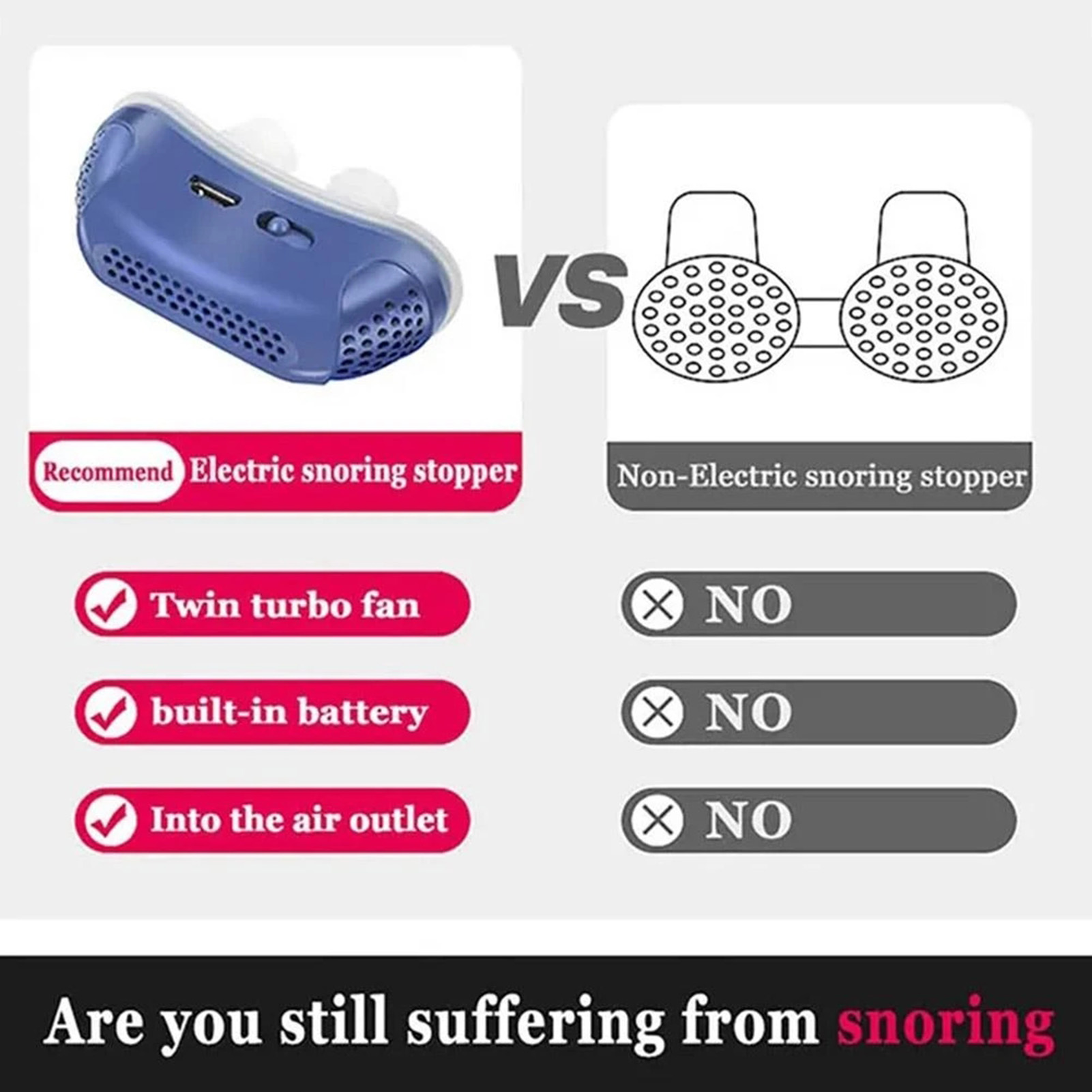 Anti-Schnarch-Silikon-Nasensto – Anti Snore Contour Pillow Bewertung und Preis