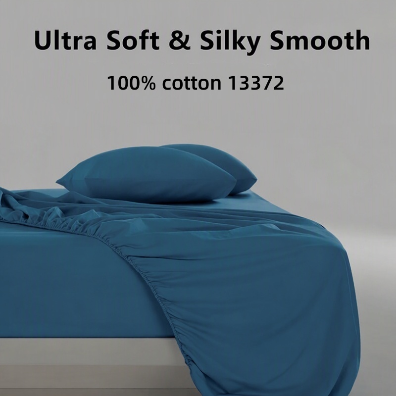 4-teiliges King-Size-Bettwäsch – Fitted Bed Sheets Deep Pocket Bewertung und Preis