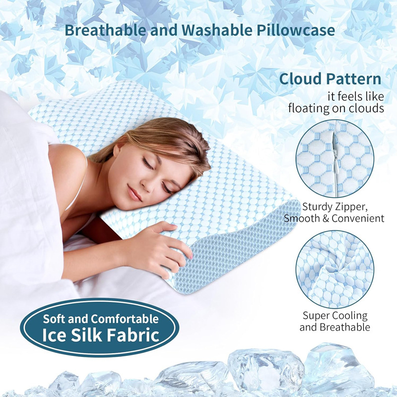 Langsam-Rebound-Kissen, 60 x 4 – Anti Snore Contour Pillow Bewertung und Preis
