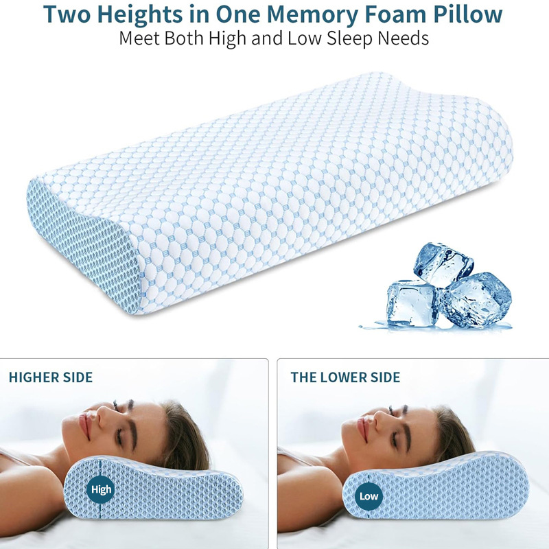 Langsam-Rebound-Kissen, 60 x 4 – Anti Snore Contour Pillow Bewertung und Preis