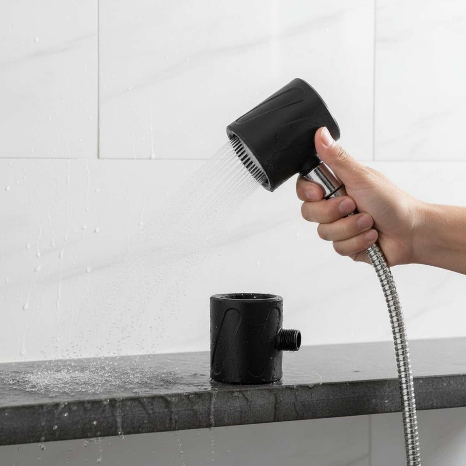 Handbrause, verbesserte Hochdr – High Pressure Shower Head Handheld Bewertung und Preis