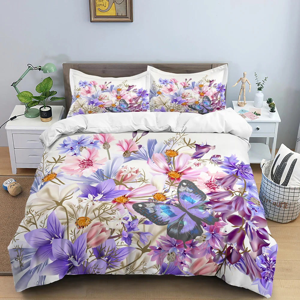 Schmetterlings-Bettwäsche-Set, – Duvet Cover Sets With Zipper Bewertung und Preis