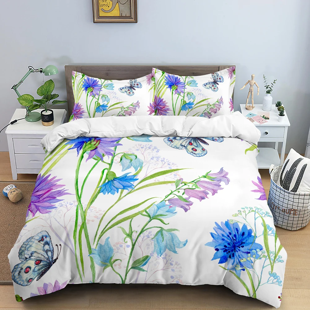 Schmetterlings-Bettwäsche-Set, – Duvet Cover Sets With Zipper Bewertung und Preis